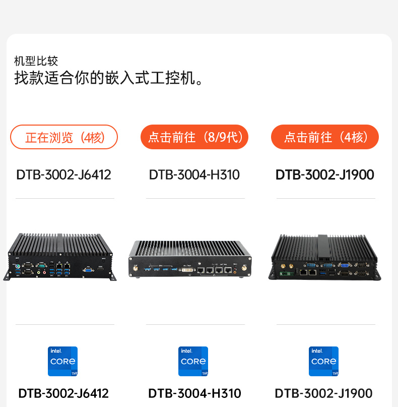 星亿嵌入式无风扇工控机,迷你低功耗工业电脑,DTB-3002-J6412.jpg 星亿嵌入式无风扇工控机,迷你低功耗工业电脑,DTB-3002-J6412.jpg