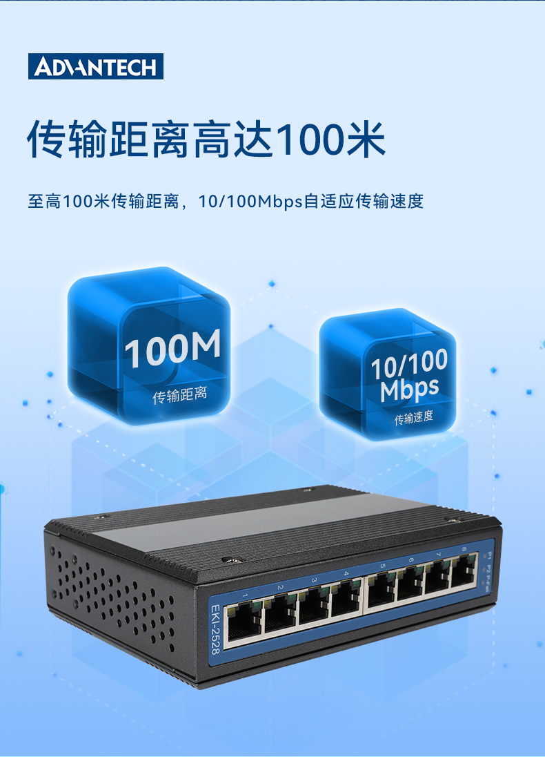 研华宽温网口交换机,提供广播风暴保护,EKI-2528-BE.jpg 研华宽温网口交换机,提供广播风暴保护,EKI-2528-BE.jpg