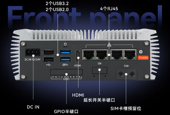 星亿无风扇嵌入式工控机工控机端口.png