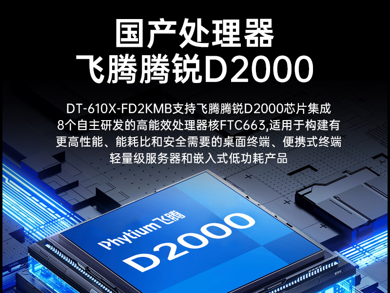 星亿国产工控主机,飞腾d2000工控机品牌,DT-610X-FD2KMB