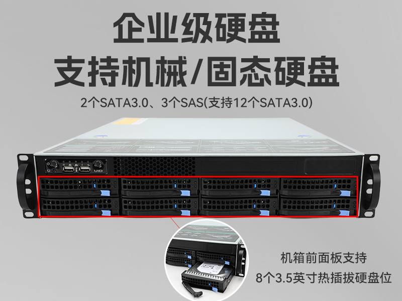 星亿工控服务器,至强Scalable系列处理器,5PCIe扩展工业电脑,DT-26508-BC621MZ