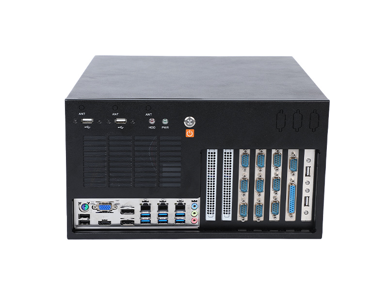 酷睿8/9代壁挂式工控机,10串口+3千兆网口,定制工控生产厂家,DT-5309-WQ370MA