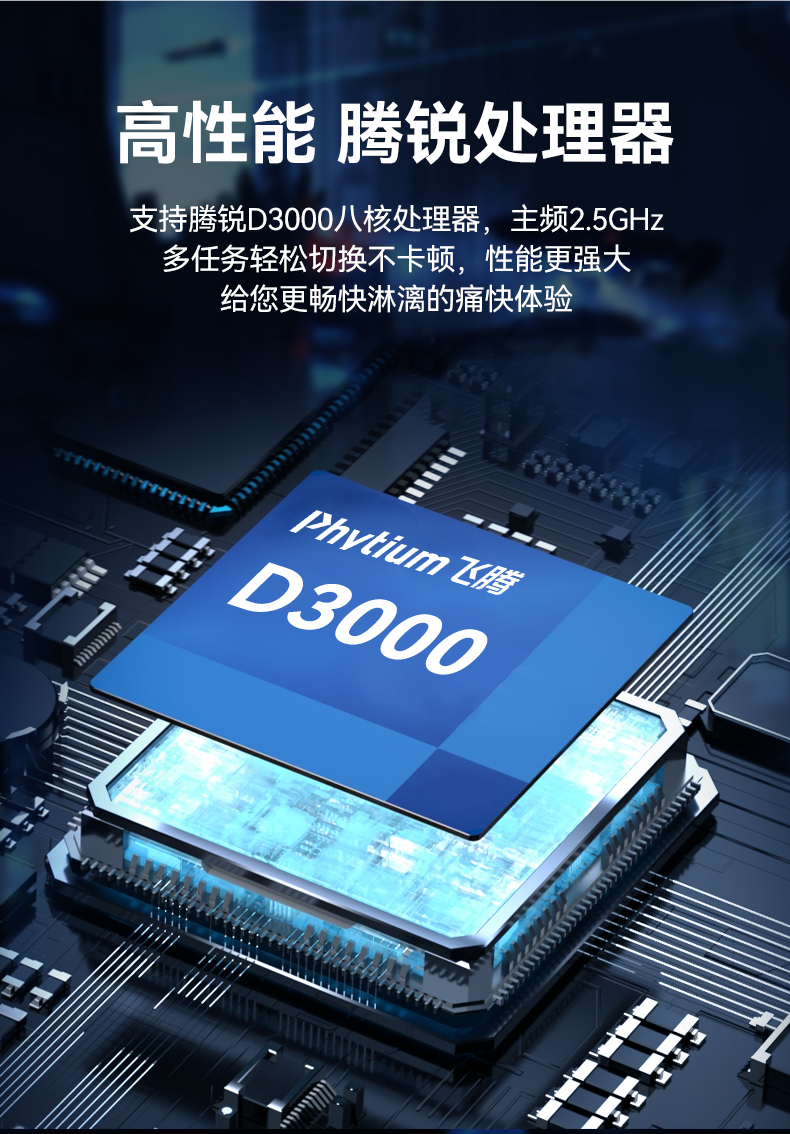 飞腾D3000高性能工控机,10个usb口,双通道DDR5,DT-61025-BD3KMC.jpg