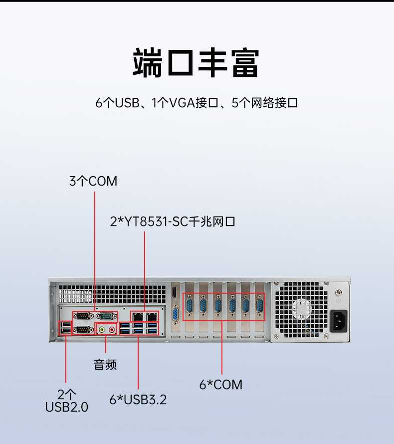 飞腾D3000高性能工控机,10个usb口,双通道DDR5,DT-61025-BD3KMC.jpg