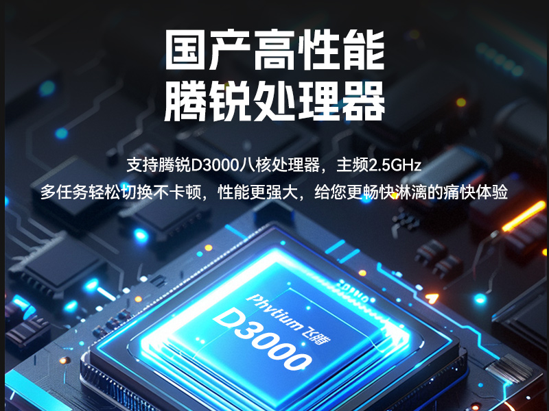 国产壁挂式工控机,腾锐D3000工业主机,DT-5206-BD3KMC