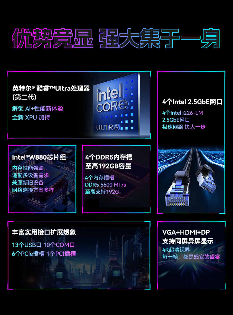 英特尔酷睿Ultra二代工控机,机器视觉AI高性能主机,DT-610L-WW880MA.jpg