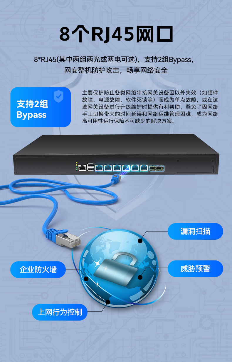 国产化1U多网口工控机,飞腾低功耗网络安全主机,DT-162-GE2KQ.jpg
