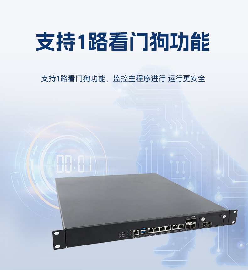 国产化多网口工控机,龙芯LS3A5000安全主机,DT-61013-P3A5K.jpg