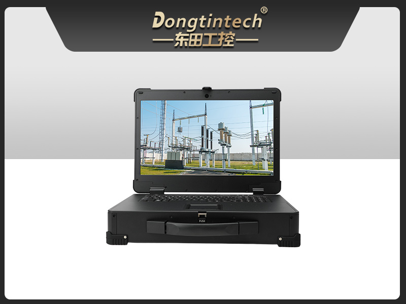 上翻单屏加固便携机,电力工程调试工业主机,DTG-1173CU-JH610MC1
