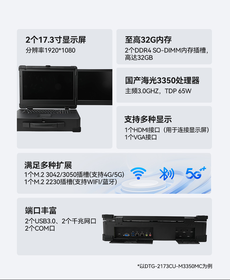 17.3寸双屏加固机,海光3350国产信创便携机,DTG-2173CU-M3350MC.jpg